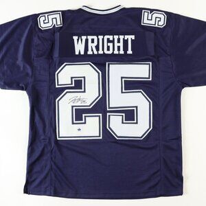 (GameDay) Signed Jersey. Nahshon Wright Signed Jersey (GameDay) Dallas Cowboys